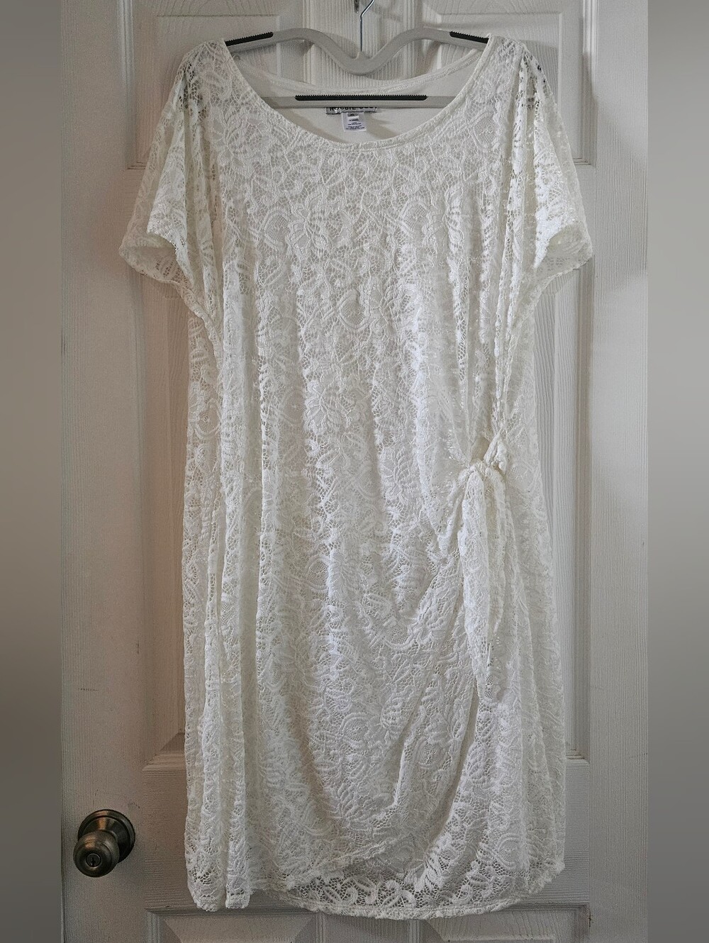 Robbie Bee Crochet Lace Layered Dress